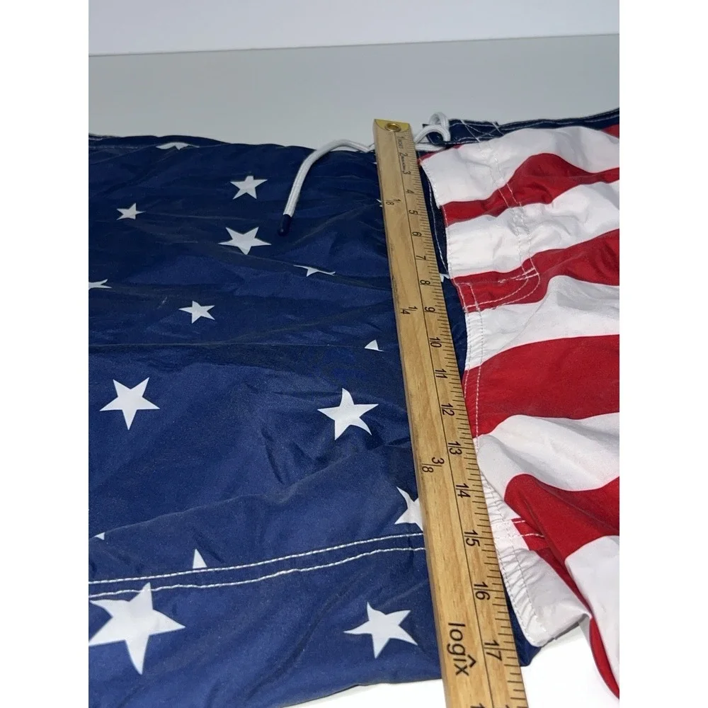 Polo Ralph Lauren Swim Trunks Mens 4XB USA American Flag Patriotic July 4th Boat